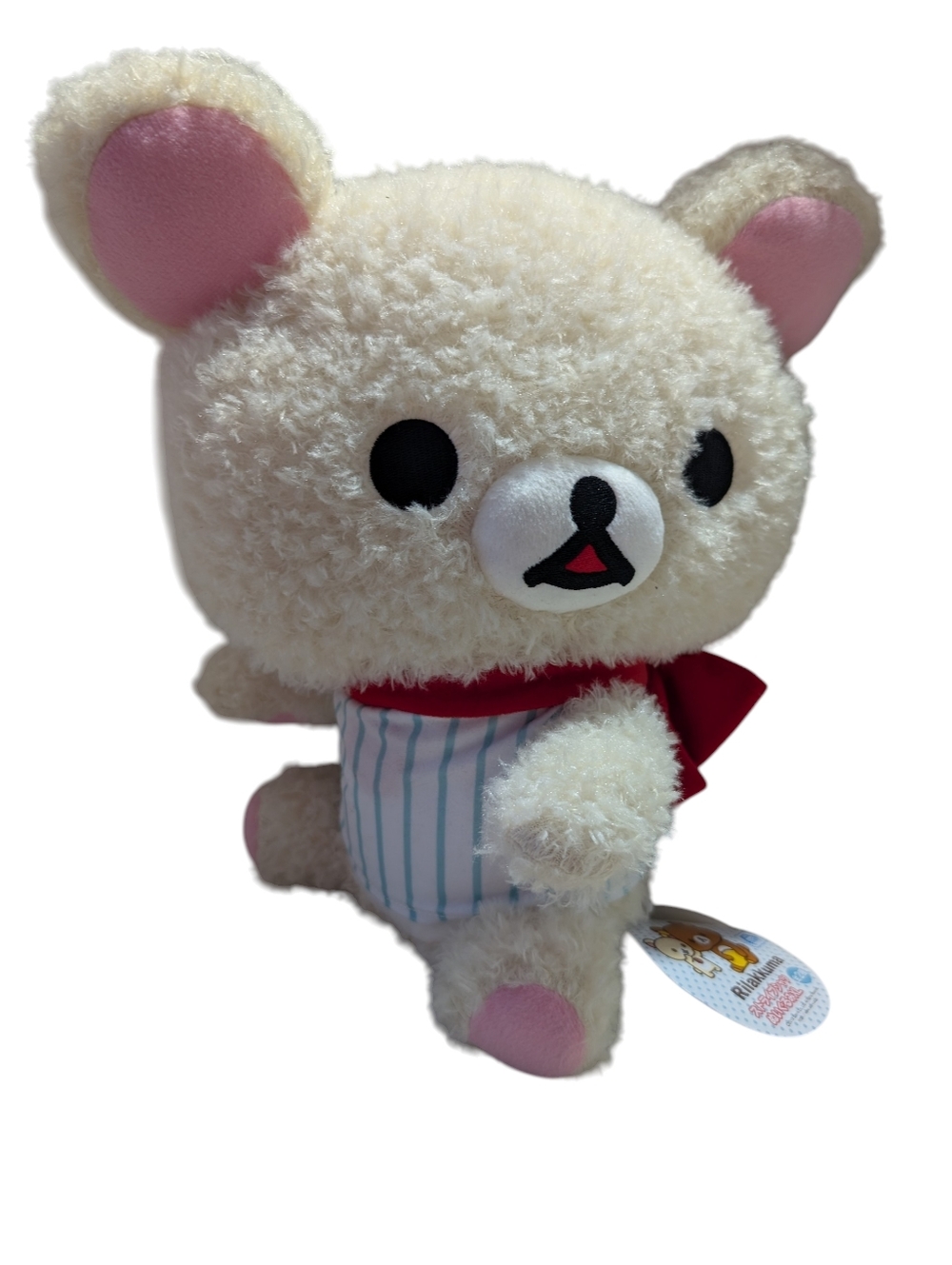 Korilakkuma With Striped Shirt And Red Bow